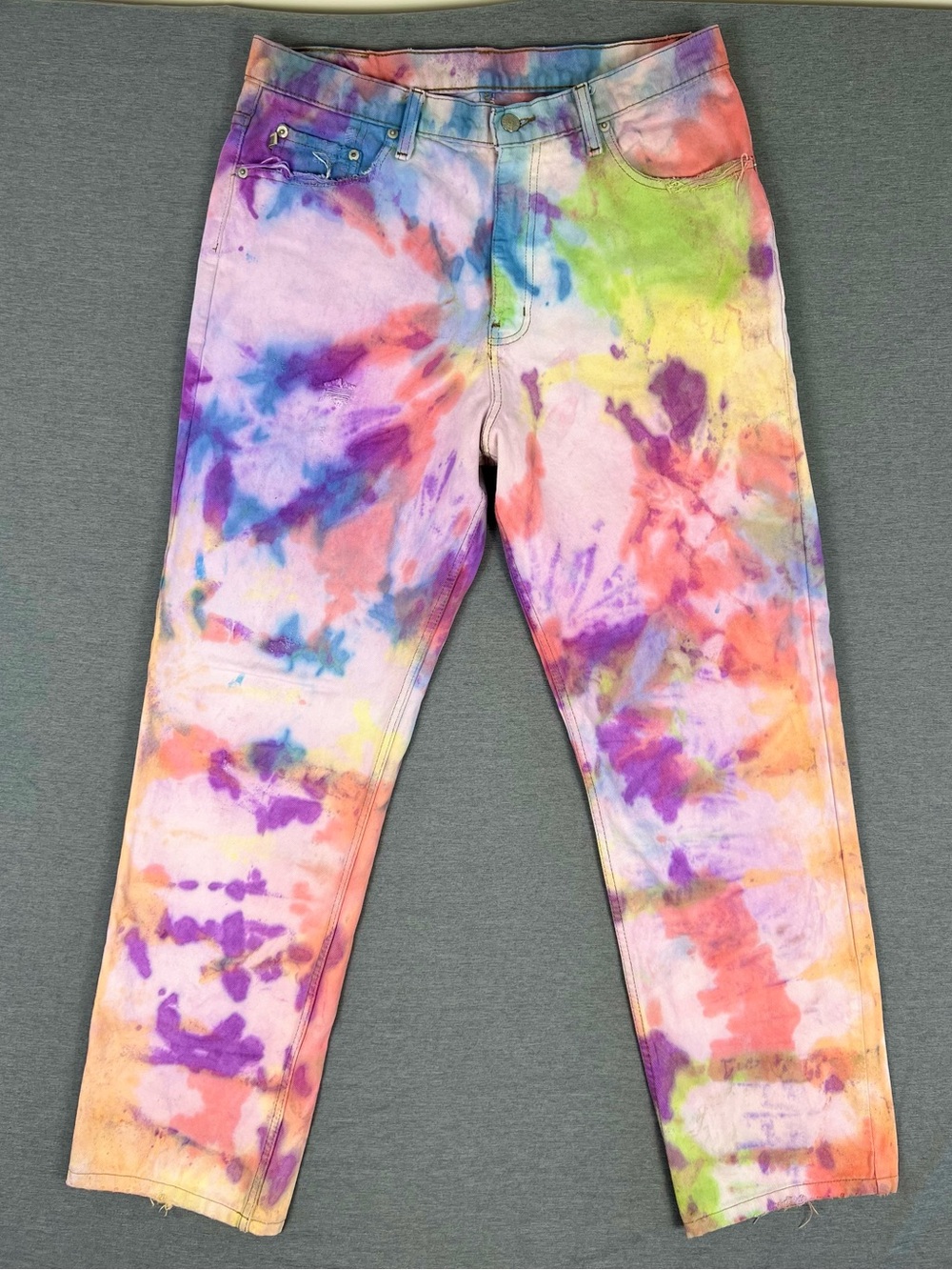 Ralph Lauren Vintage 90’s Multicolor Tie-Dye Jeans